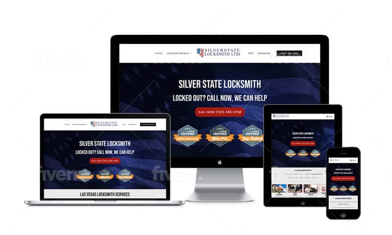 Locksmith Website Design Examples
